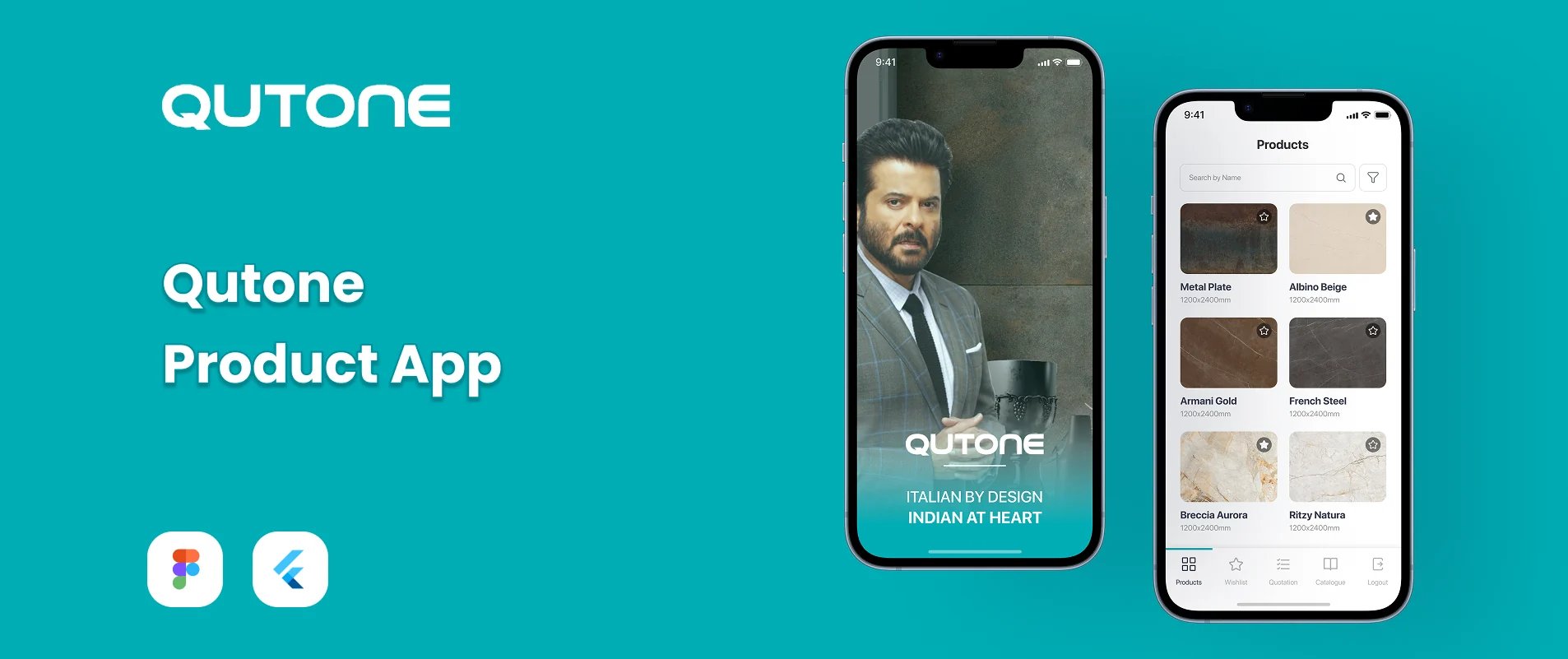 Qutone Projects app iOS and Android app shown on iPhone: ATOA case study