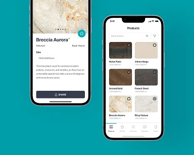 Qutone Projects app screen 2: ATOA case study